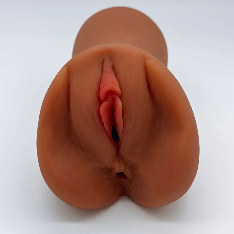 2in1 Realistic Masturbator Pocket Pussy for Men with Double Hole