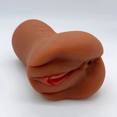 2in1 Realistic Pocket Pussy for Men with Double Hole