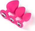 Silicone Round Butt Plug 1 piece (Pink)(Black)