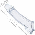 6 inch Double hole Crystal sleeve(condom)(Limited time discount Offer)